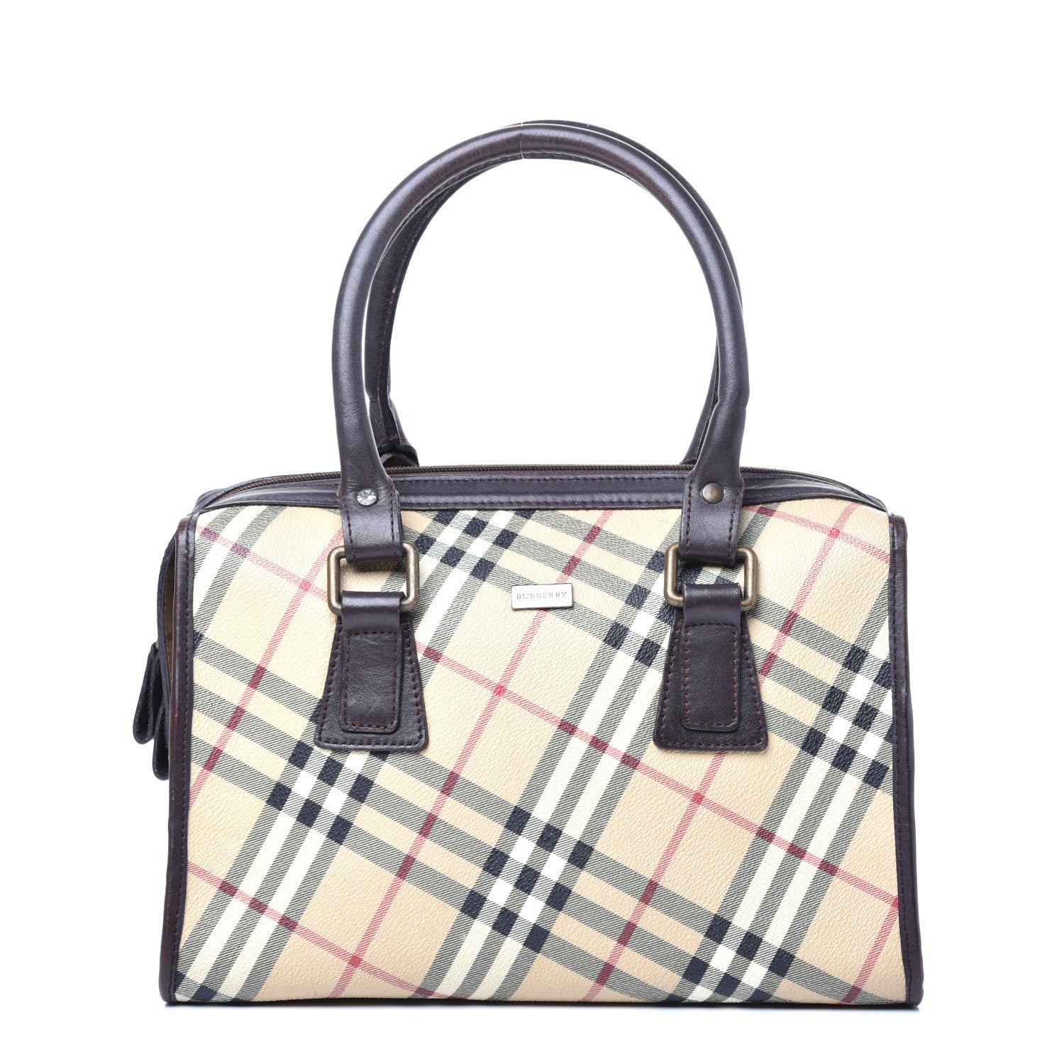 Burberry Nova Check Bag Chocolate 1 of 11