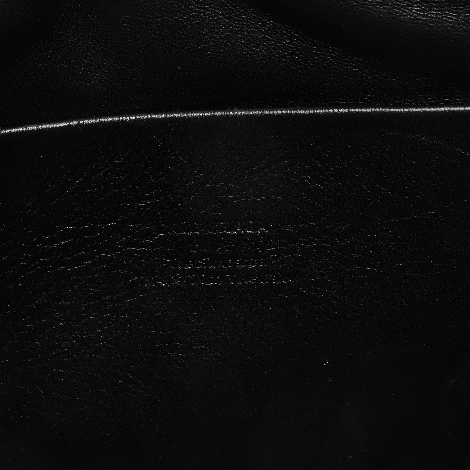 Balenciaga X THE SIMPSONS Calfskin Logo Zip Pouch Black 6 of 6