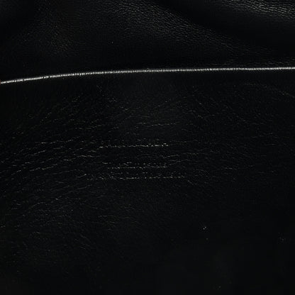 Balenciaga X THE SIMPSONS Calfskin Logo Zip Pouch Black 6 of 6