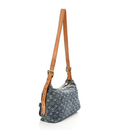 Louis Vuitton Monogram Denim Baggy PM Blue 3 of 12