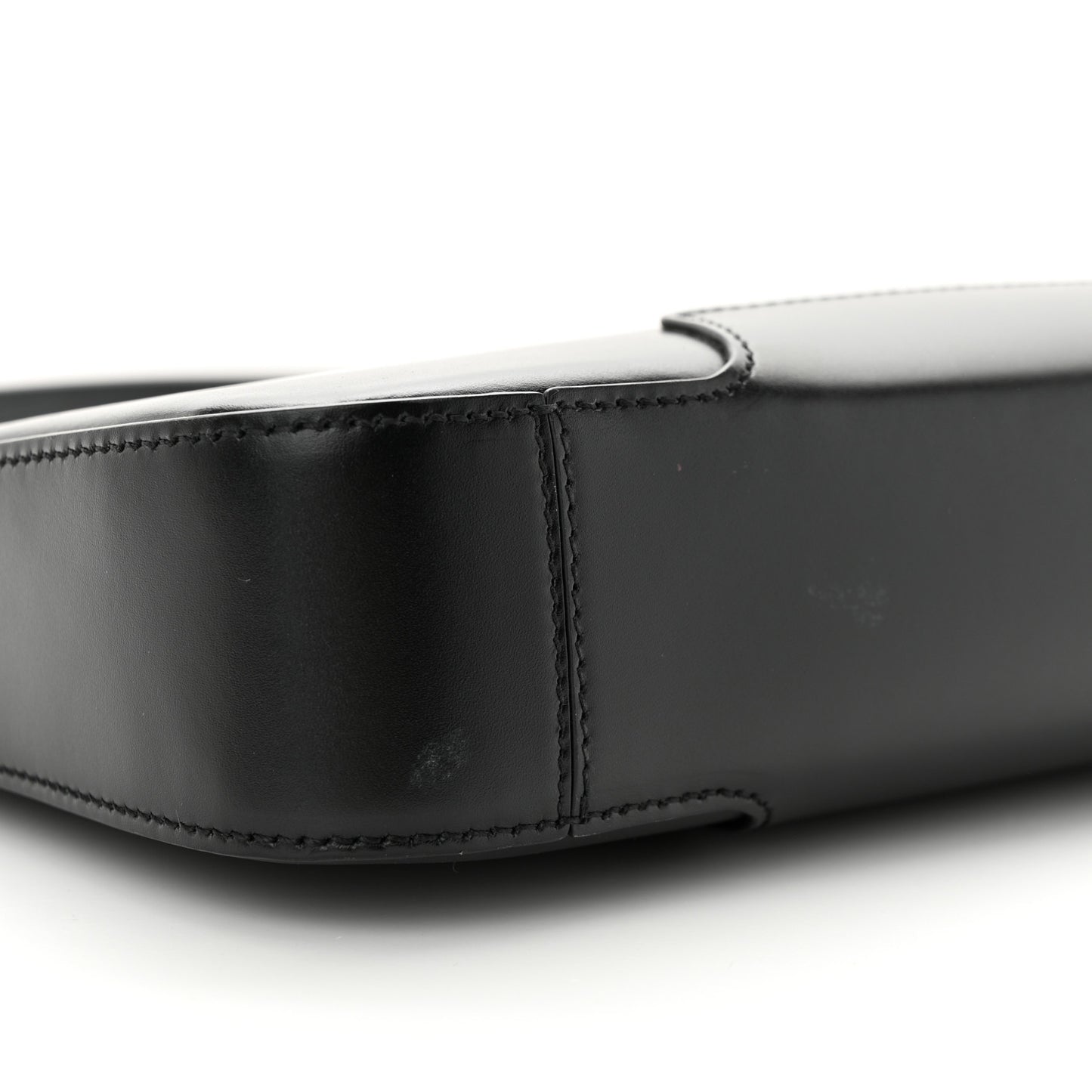 Smooth Calfskin TB Shoulder Bag Black