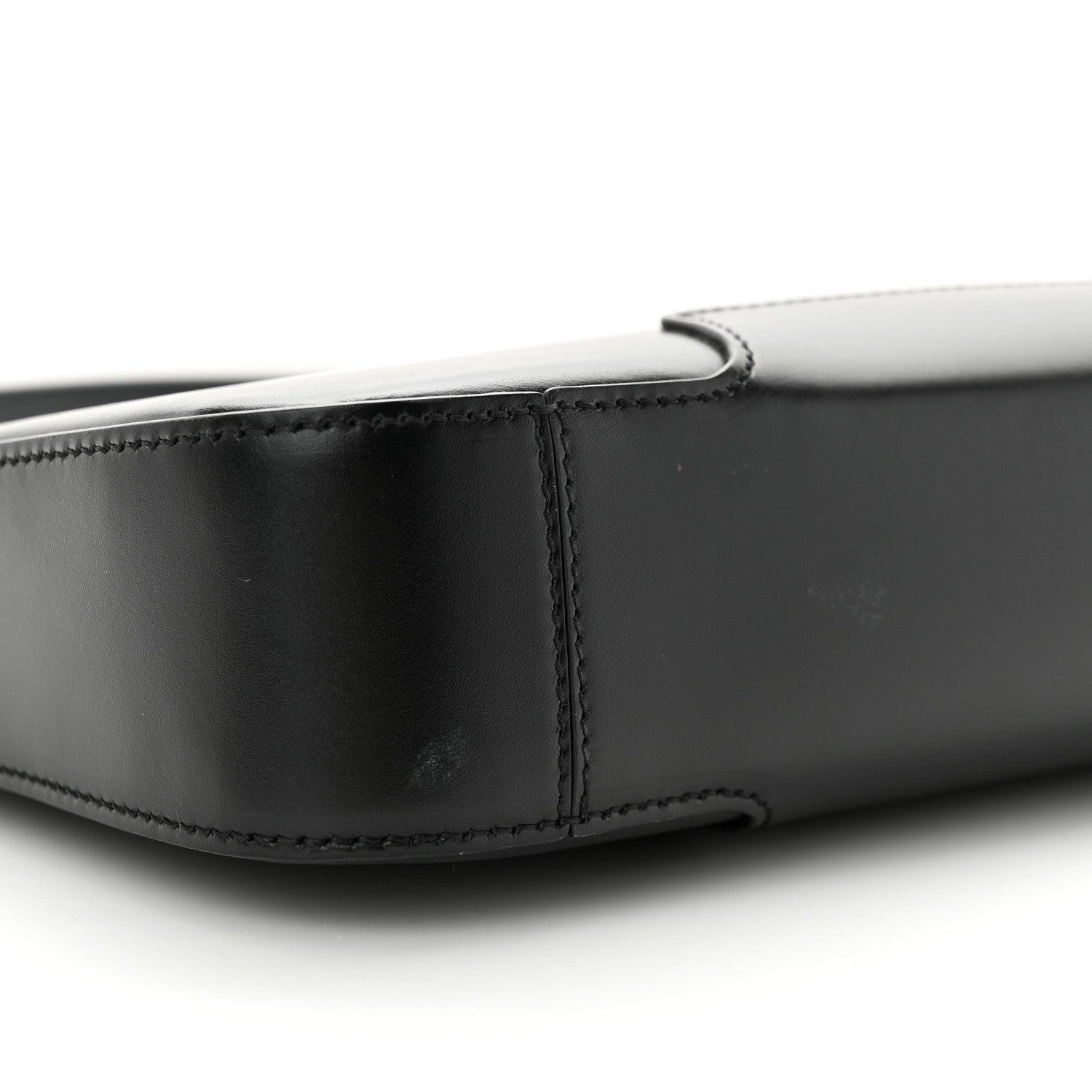 Burberry Smooth Calfskin TB Shoulder Bag Black 8 of 10