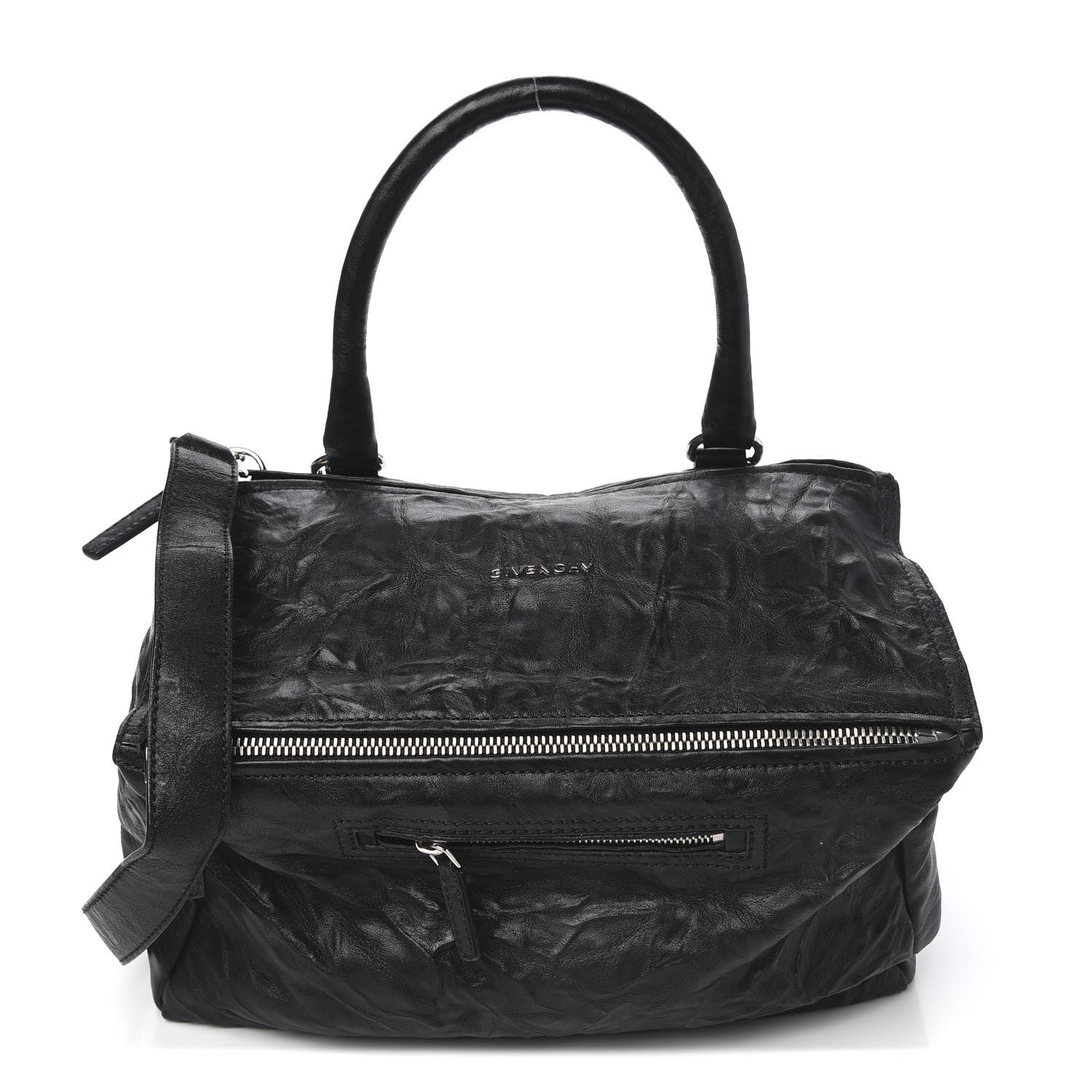 Givenchy Tumbled Sheepskin Medium Pandora Black 1 of 10