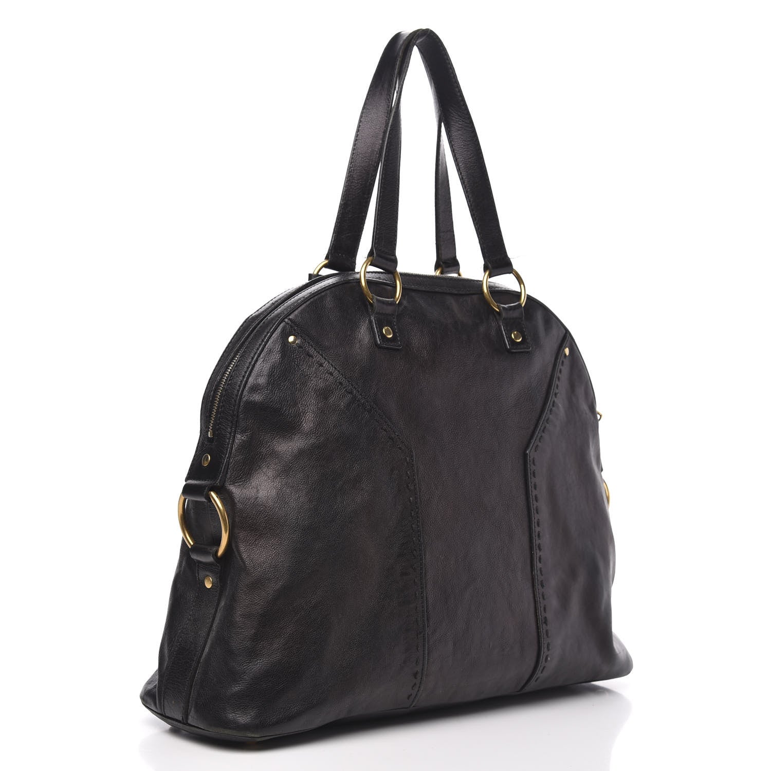 Saint Laurent Calfskin Oversized Muse Black 3 of 17