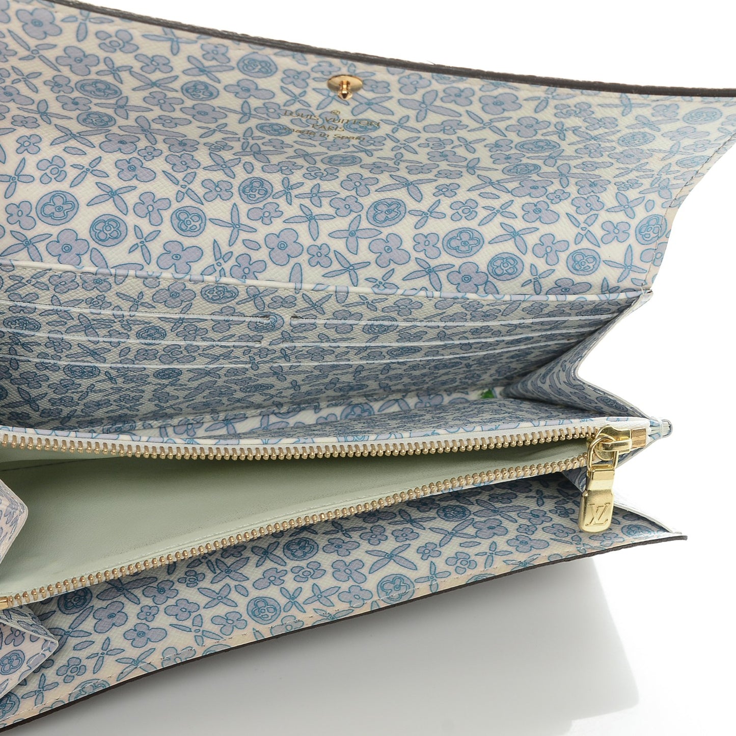 Monogram Fleuri Sarah Wallet Violet