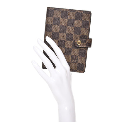 Louis Vuitton Damier Ebene Small Ring Agenda Cover 2 of 8
