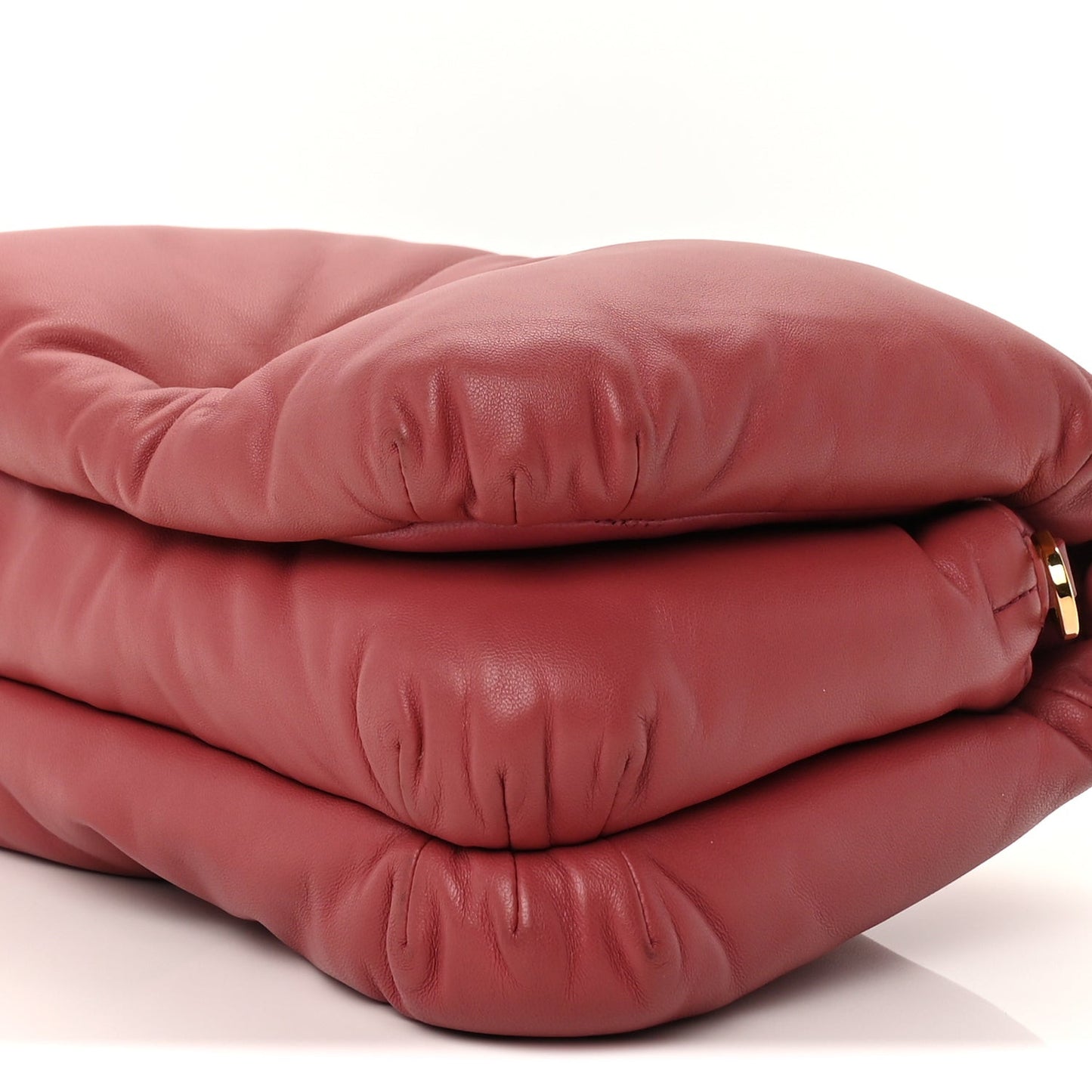 Lambskin Goya Puffer Bag Plumrose