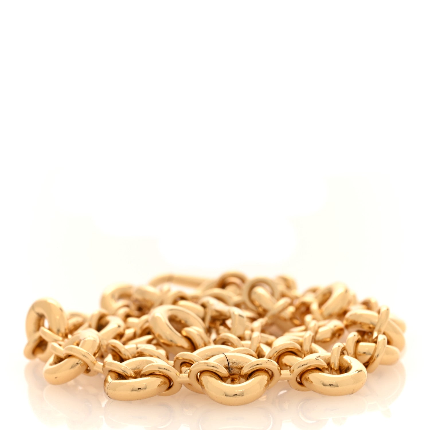 Loewe Brass Donut Chain Shoulder Strap Gold 2 of 3