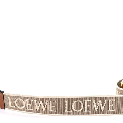 Loewe Calfskin Jacquard Anagram Strap Natural Tan 4 of 5