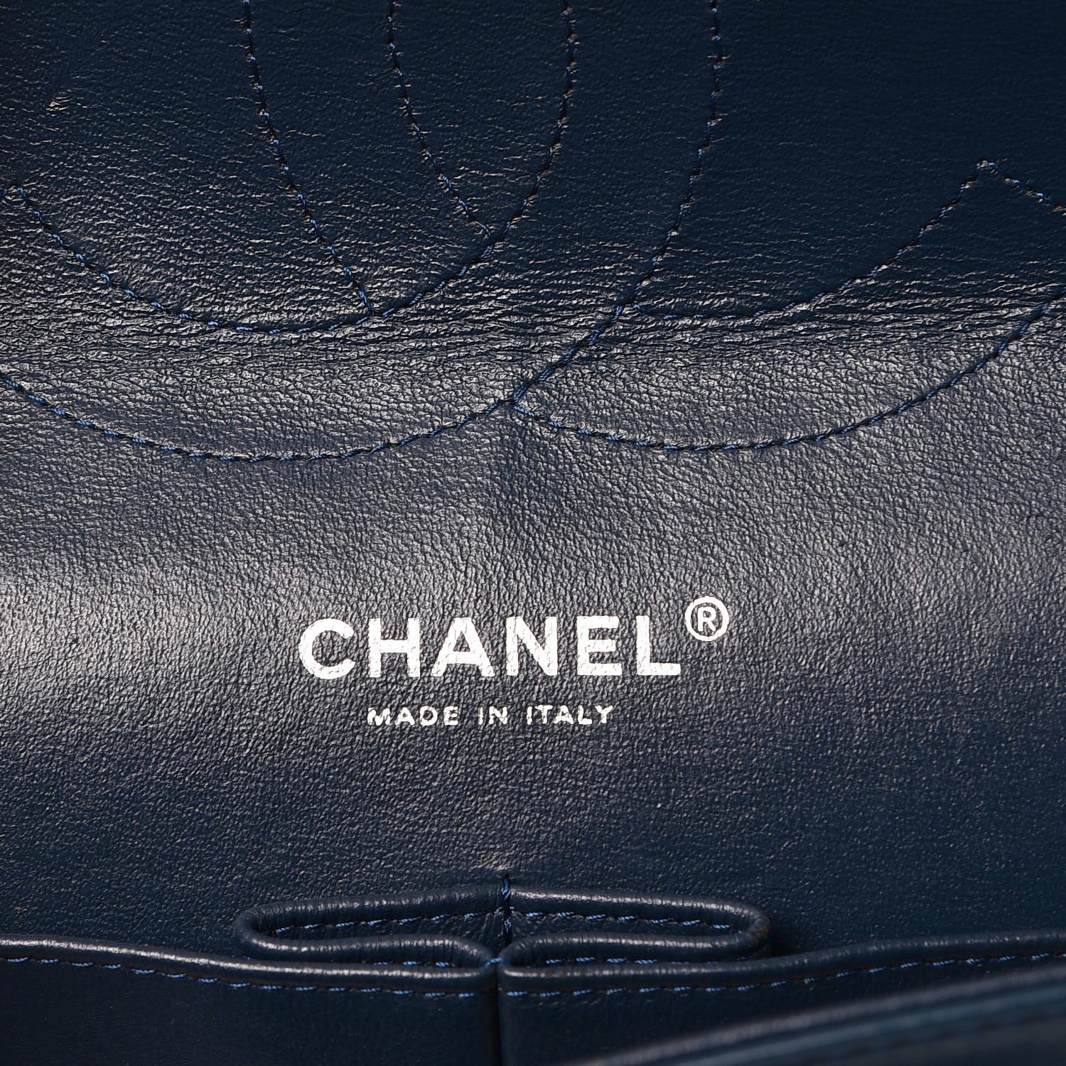 Chanel Patent Quilted Jumbo Double Flap Blue 8 of 18