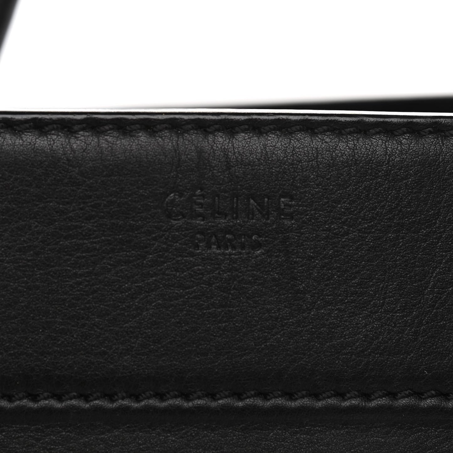 Smooth Calfskin Medium Phantom Luggage Black