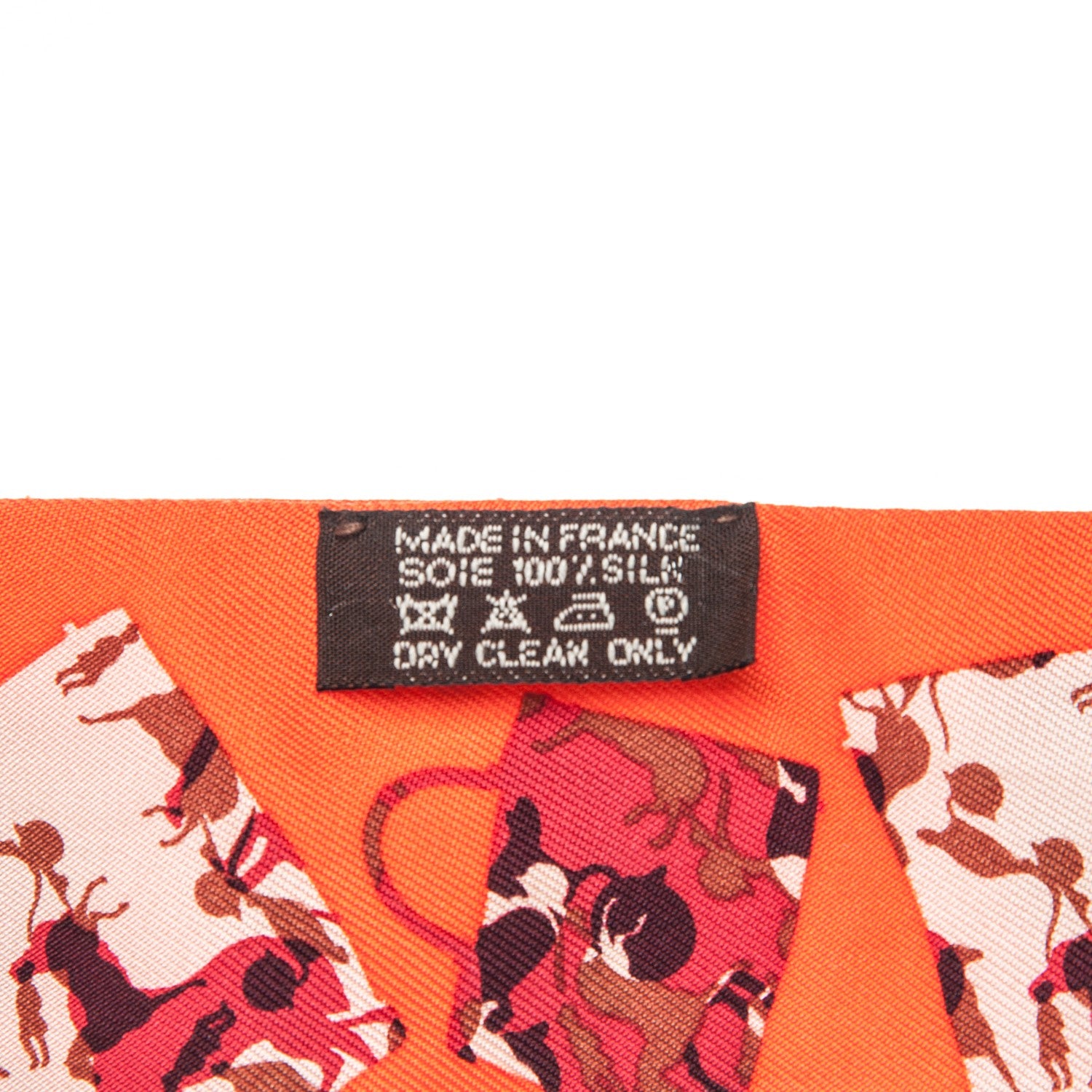 Hermes Silk Twilly Orange 3 of 4