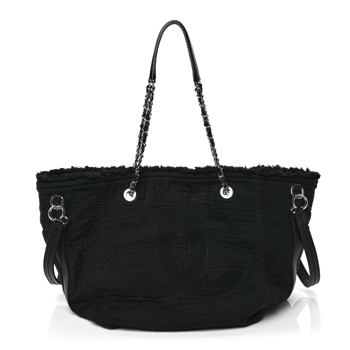 Canvas Small Double Face Tote  Black