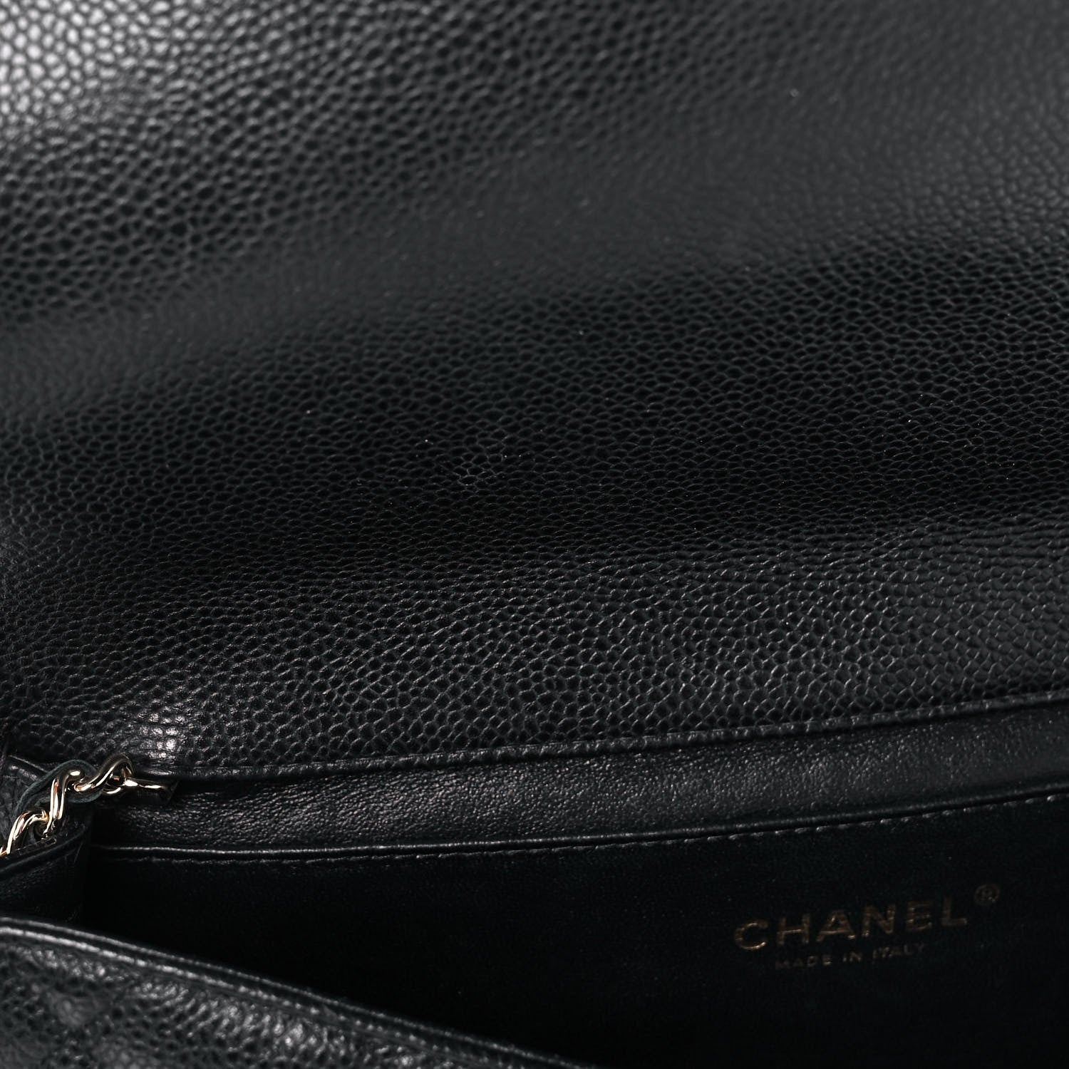 Chanel Caviar Quilted Clutch With Chain Flap Black 11 of 11