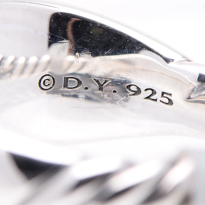 David Yurman Sterling Silver Diamond 11mm Pure Form Ring 52 6 5 of 5