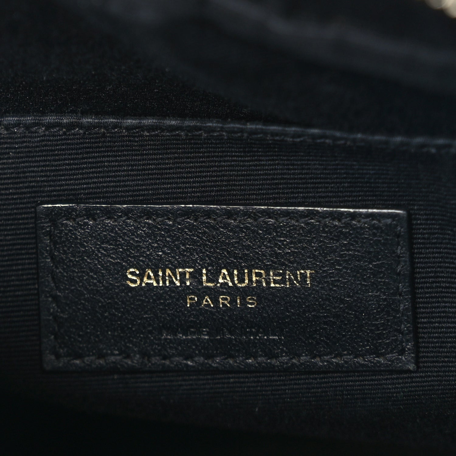 Saint Laurent Calfskin Matelasse Monogram Lou Camera Bag  Navy 5 of 8