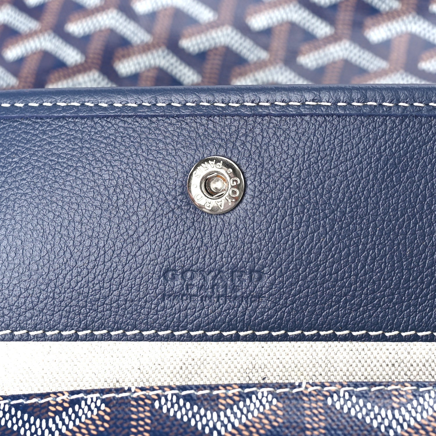 Goyard ine Boheme Hobo  Navy Blue 6 of 7