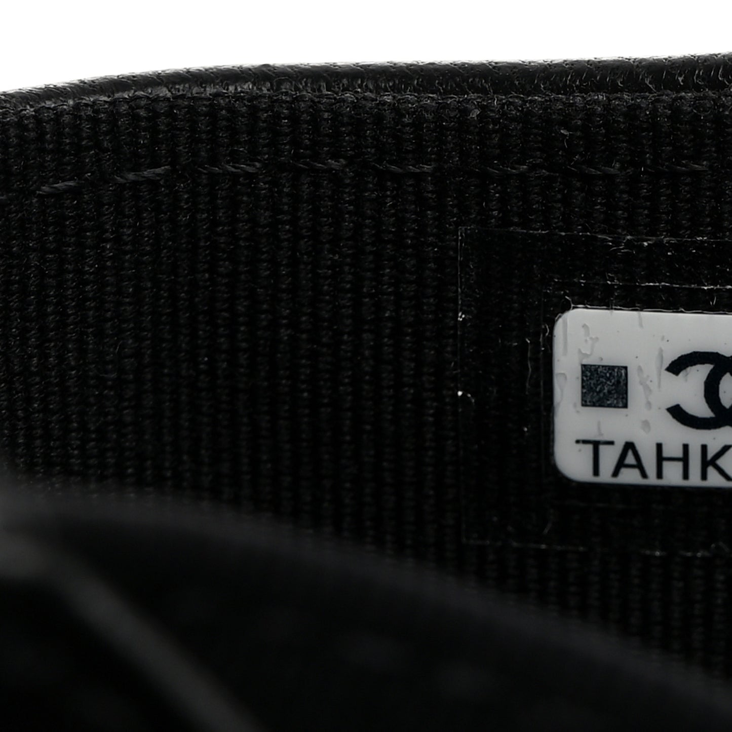 Lambskin Quilted Studded CC Clutch With Chain Black