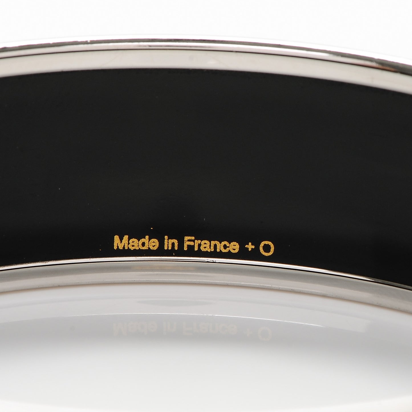 Enamel Wide Printed Capitales Bracelet 62