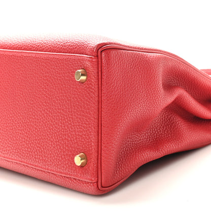 Hermes Togo Kelly Retourne 32 Rouge Casaque 10 of 10