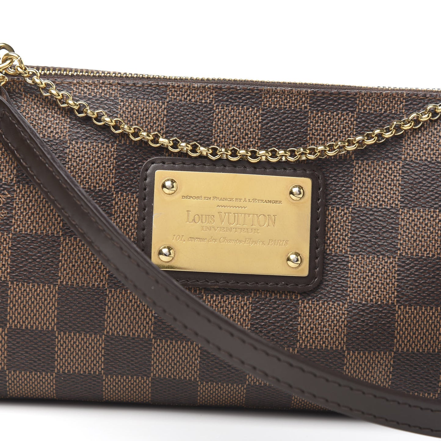 Damier Ebene Eva Clutch