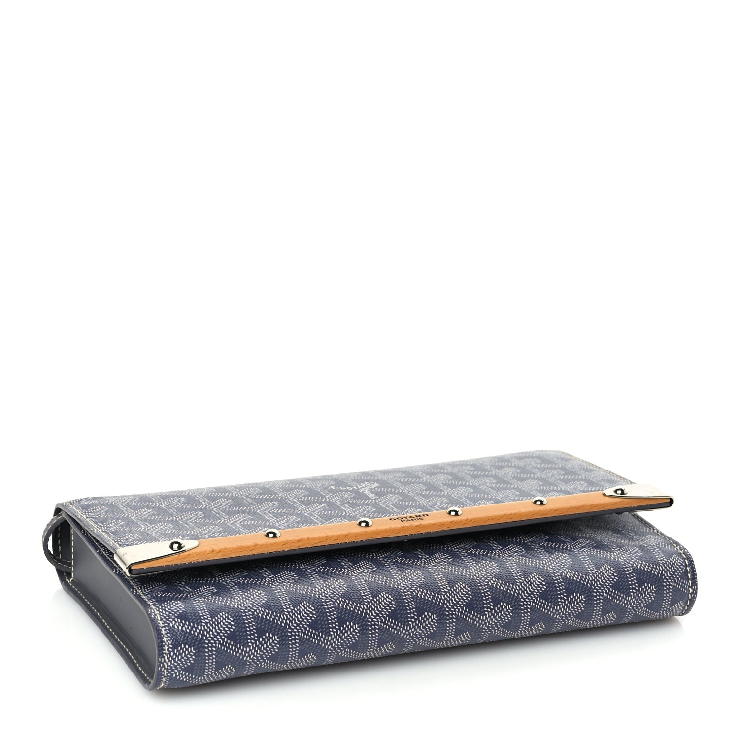 Goyard ine Monte Carlo Bois Clutch With Strap Gray 5 of 16