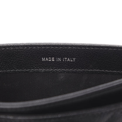 Chanel Caviar Quilted CC Box Strap Pouch Black 9 of 11