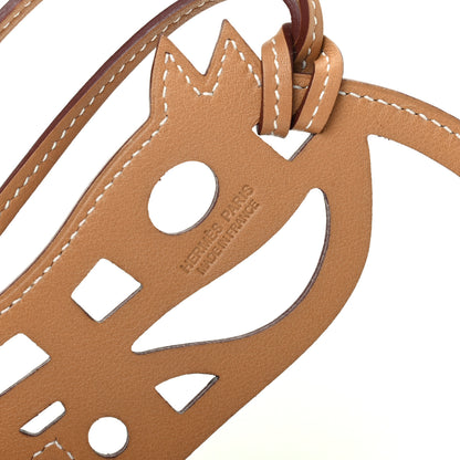 Hermes Swift Paddock Cheval Horse Bag Charm Gold 3 of 4