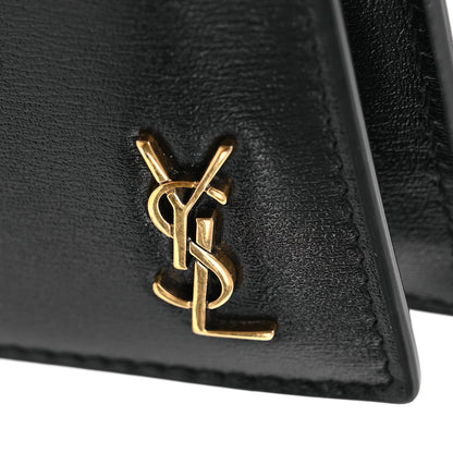 Saint Laurent Calfskin Techno Credit Card Wallet Black 11 of 12