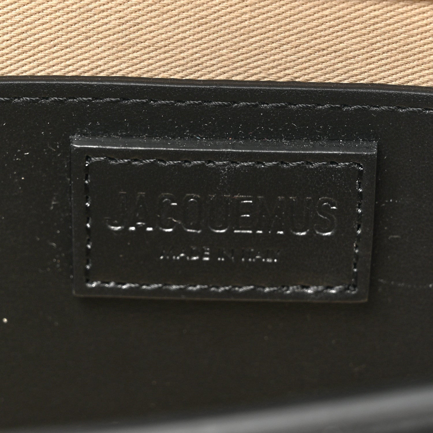 Jacquemus Smooth Calfskin Le Grand Bambino Long Black 6 of 7