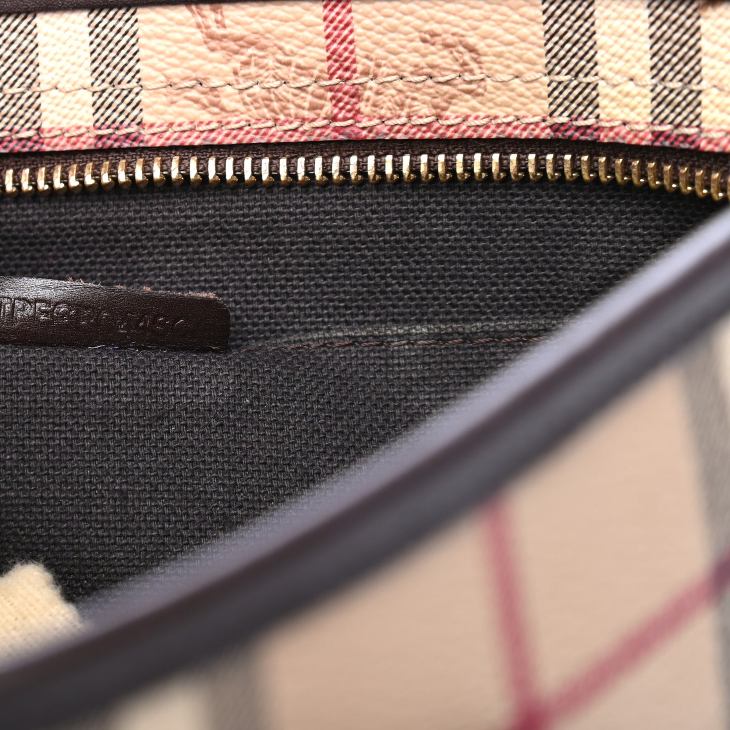 Haymarket Check Medium Regent Tote Chocolate