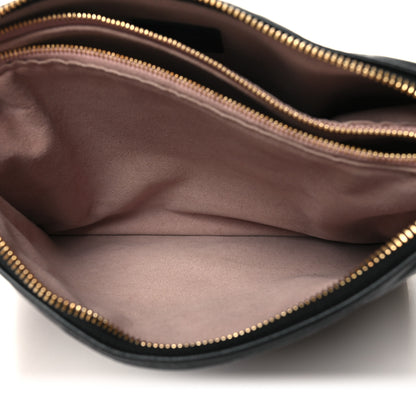 Louis Vuitton Lambskin Embossed Monogram Coussin PM Black 7 of 12