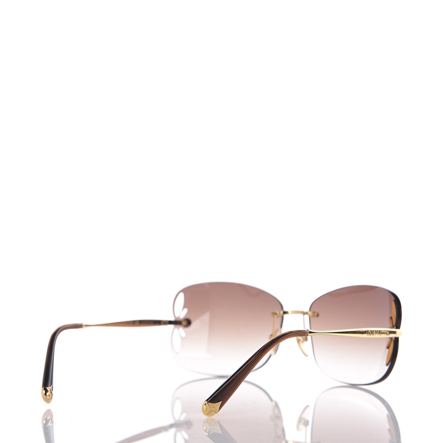Lily Sunglasses Z0371U Brown Glitter