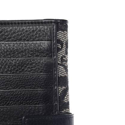 Christian Dior Monogram Continental Wallet Black 8 of 8