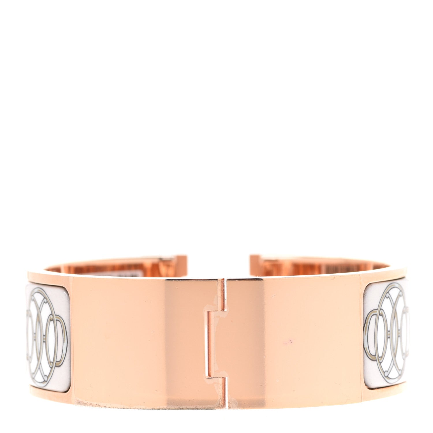 Hermes Enamel Wide Lift Profile Clic Clac H Bracelet PM Sable 3 of 7