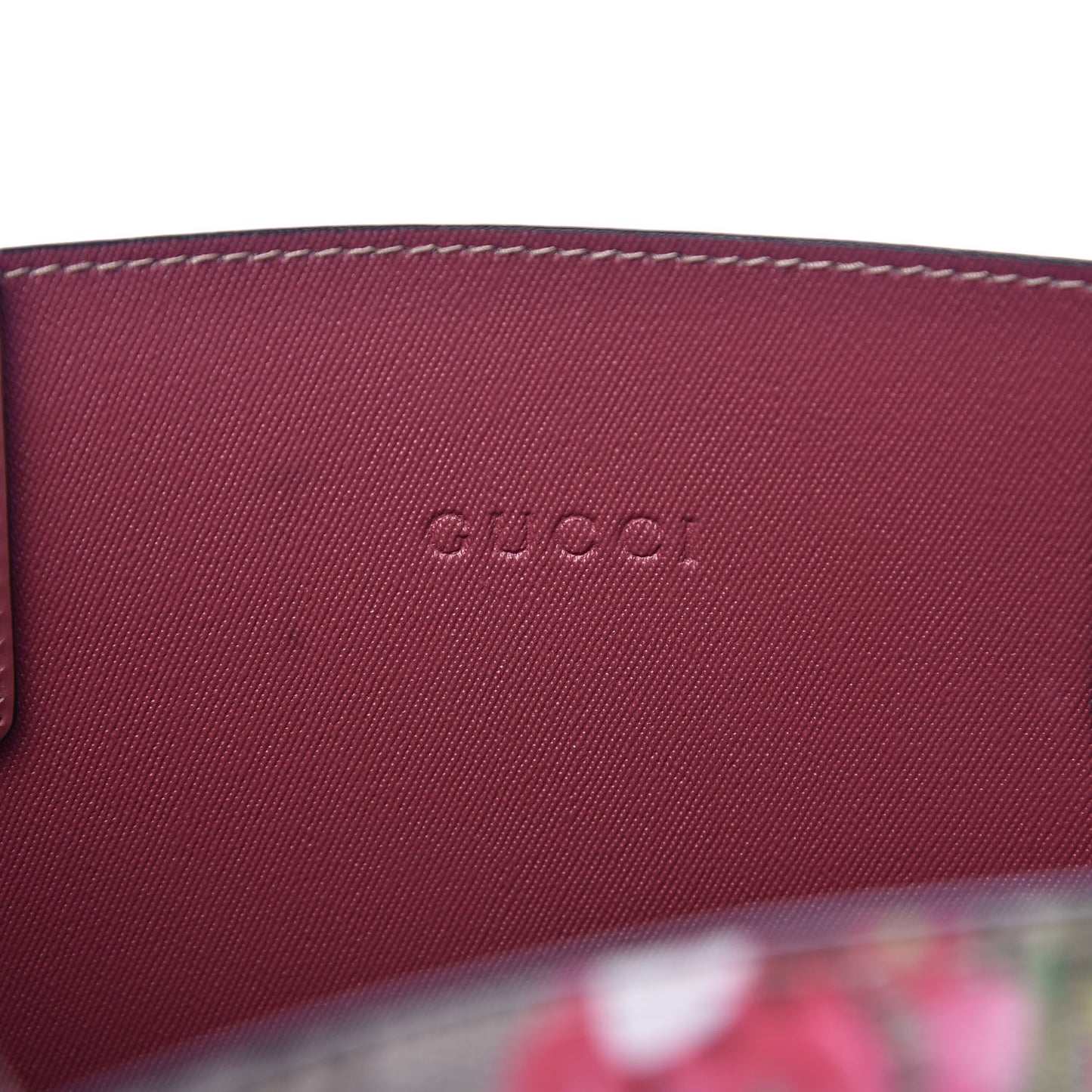 GG Supreme Monogram Blooms Small Reversible Tote Beige Multicolor Dry Rose