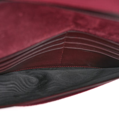 Saint Laurent Smooth Calfskin Long Marquage Document Case Bordeaux 6 of 8