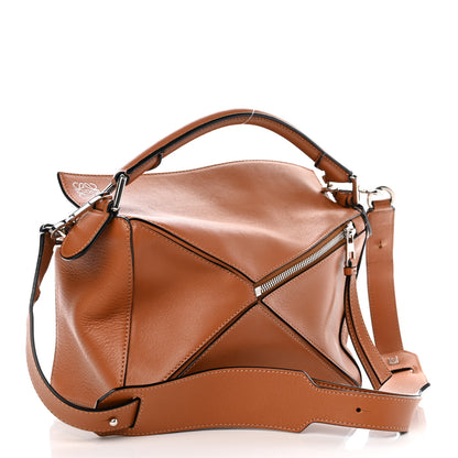 Loewe Calfskin Small Puzzle Bag Tan 3 of 9