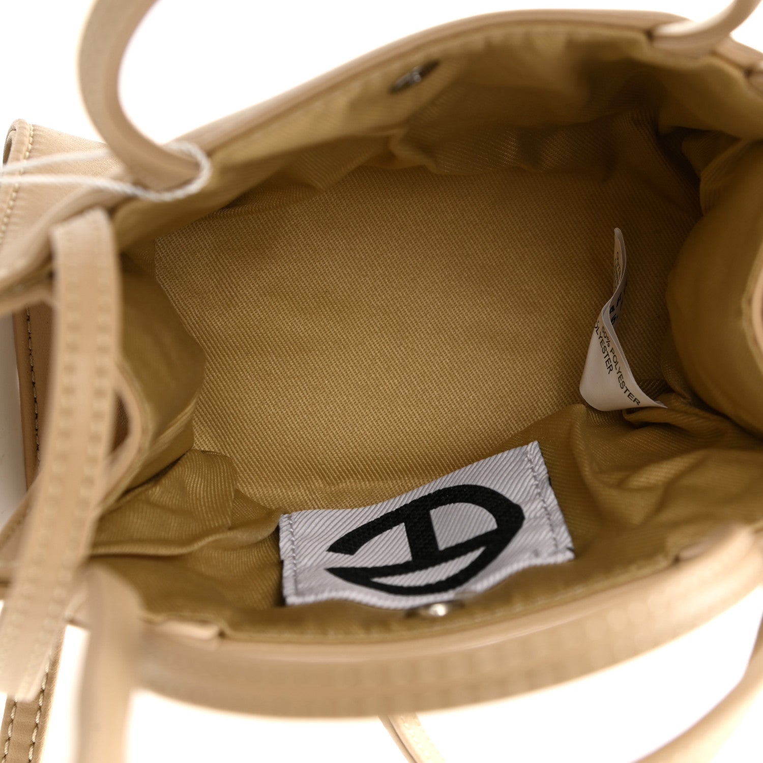 Telfar Vegan Leather Small Shopping Bag Cream 5 of 10