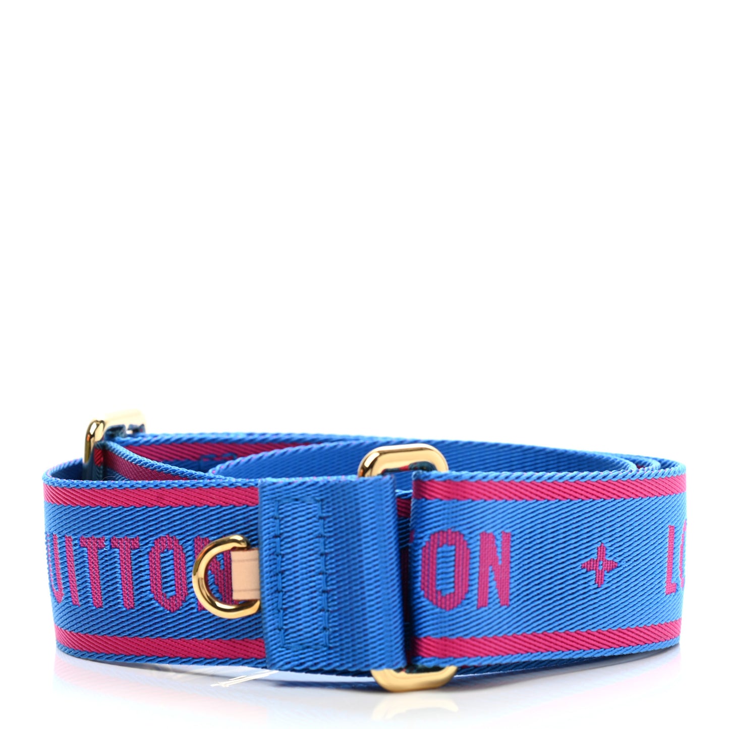 Nylon Bandouliere Shoulder Strap Blue Magenta
