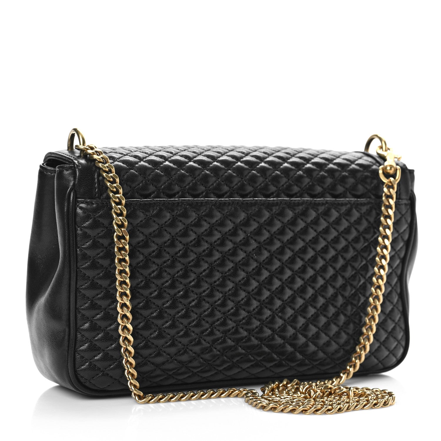 Saint Laurent Lambskin Quilted Victoire Shoulder Bag Black 2 of 7