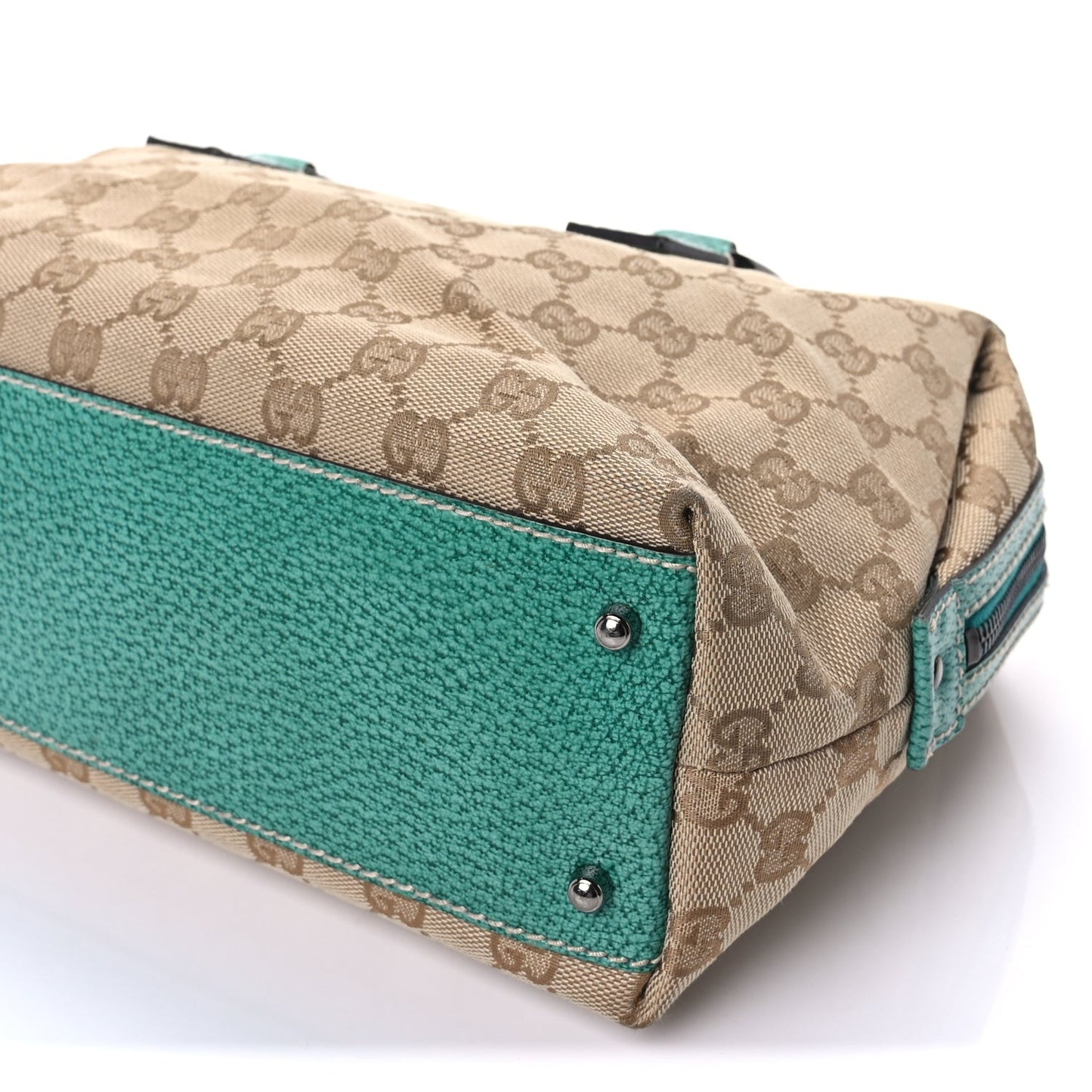 Monogram Small Boston Turquoise