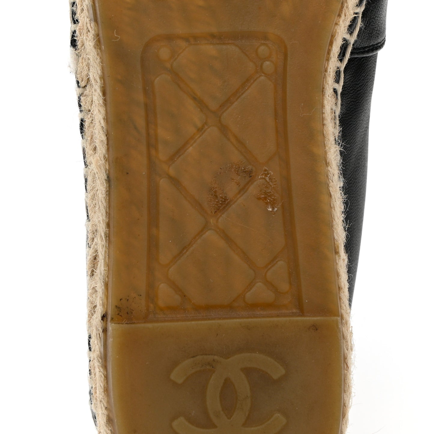 Lambskin CC Espadrilles 40 Black