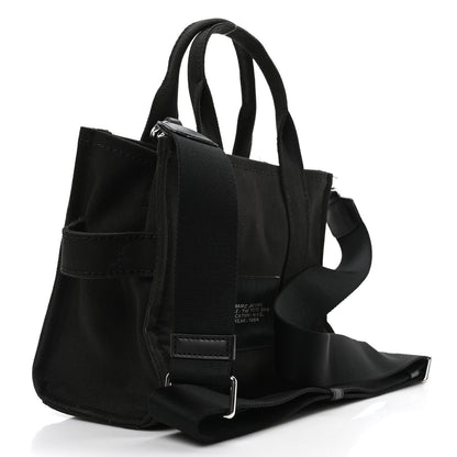 Marc Jacobs Cotton Canvas Small The Traveler Tote Bag Black 3 of 7