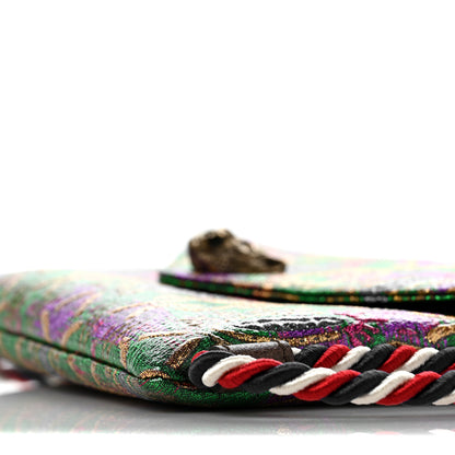 Gucci Brocade Animalier Bow Drawstring Backpack Multicolor 9 of 10