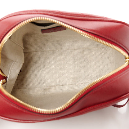 Gucci Sakai Be Green Calfskin Diagonal Stitched Small Blondie Shoulder Bag Rosso 5 of 7