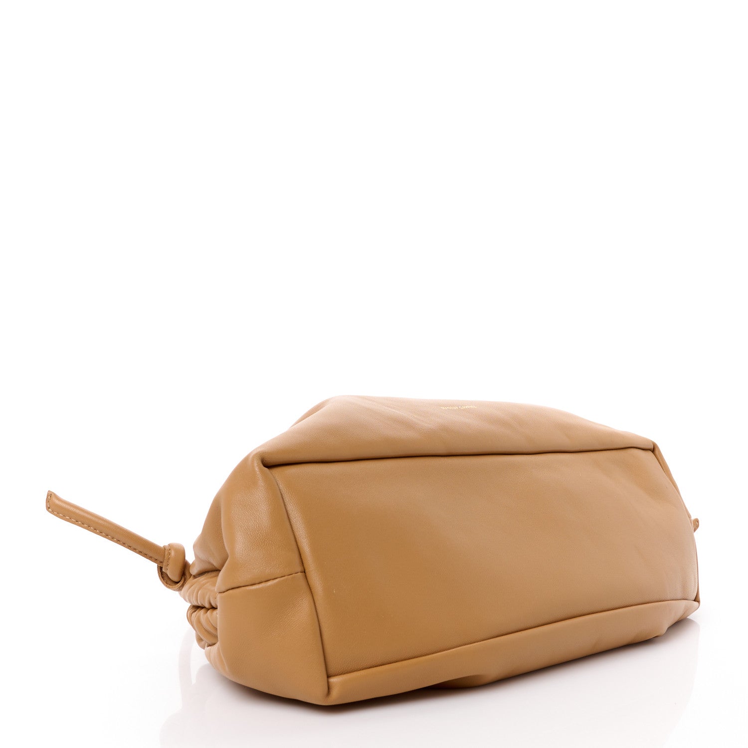 Mansur Gavriel Lambskin Twist Cloud Chain Clutch Caramel 4 of 10