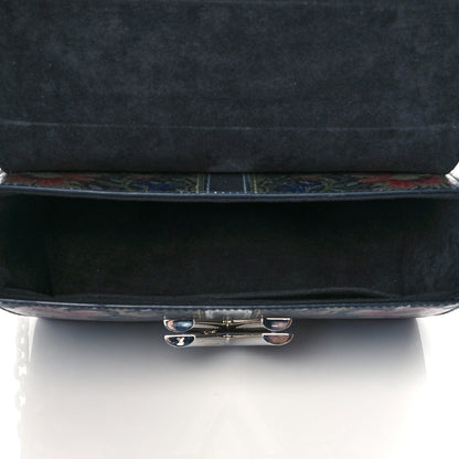 Louis Vuitton Calfskin Printed Twist Shoulder Bag MM Multicolor 5 of 9