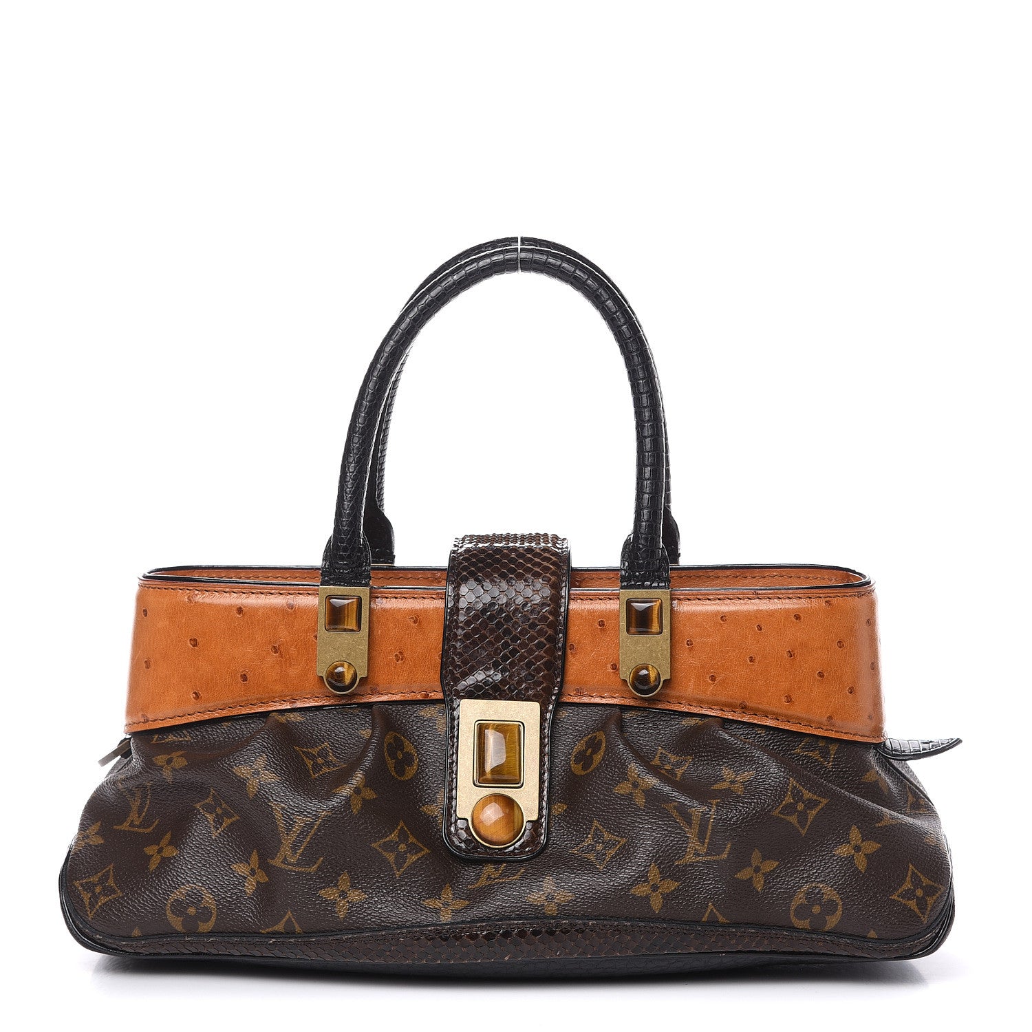 Louis Vuitton Monogram Ostrich Macha Waltz 1 of 12