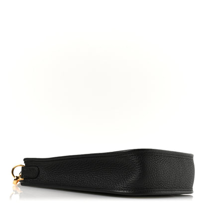 Hermes Taurillon Clemence Evelyne TPM Black 4 of 12